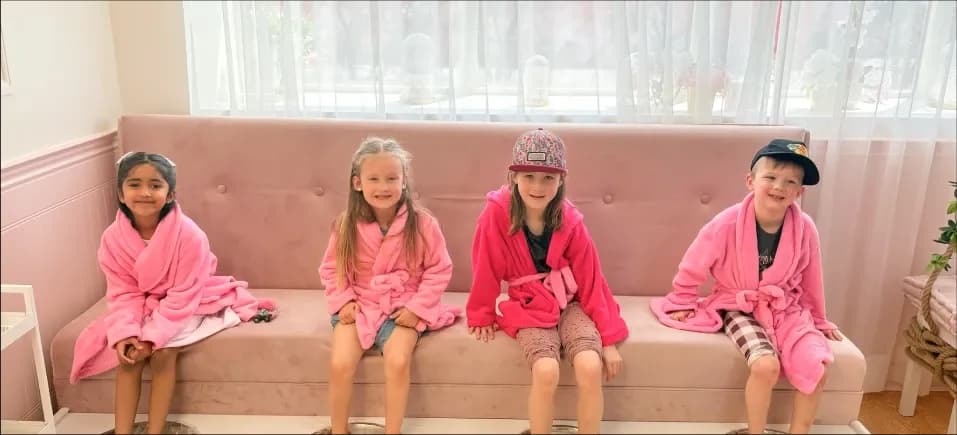 Twinkly Day party at Hily's Sparkly Spa