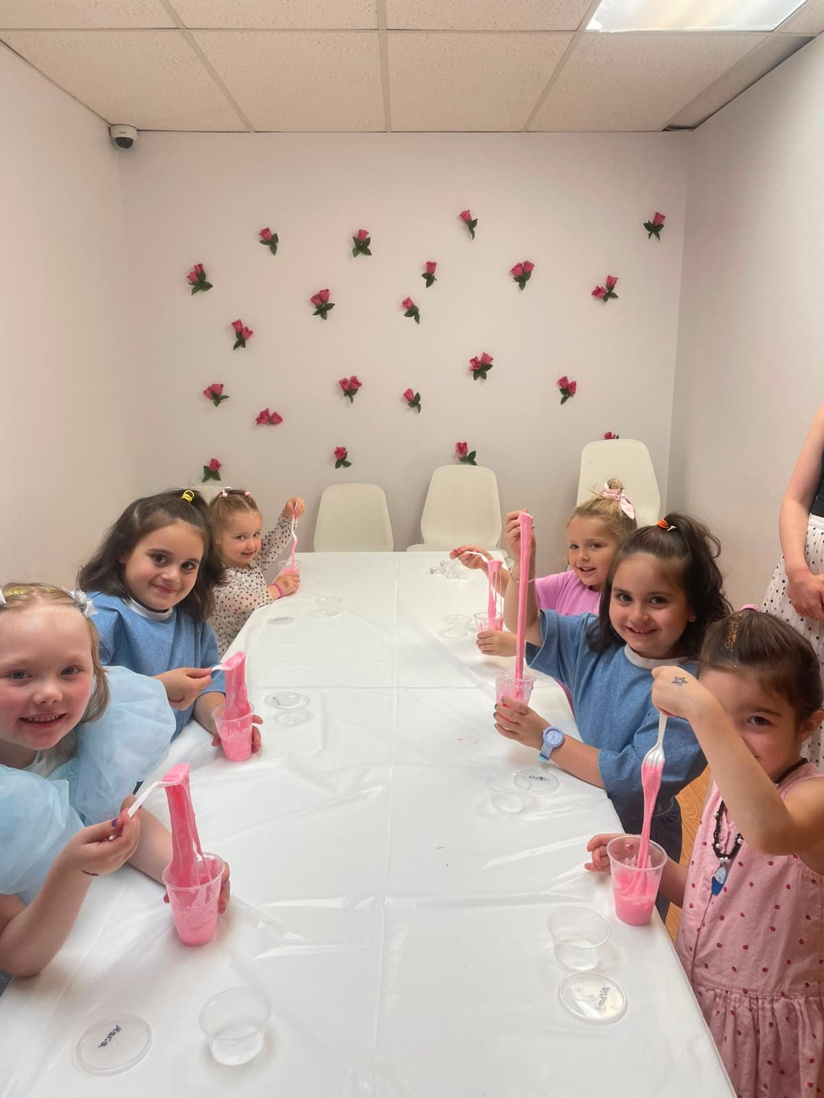 Sparkly Slime Birthday party at Hily's Sparkly Spa